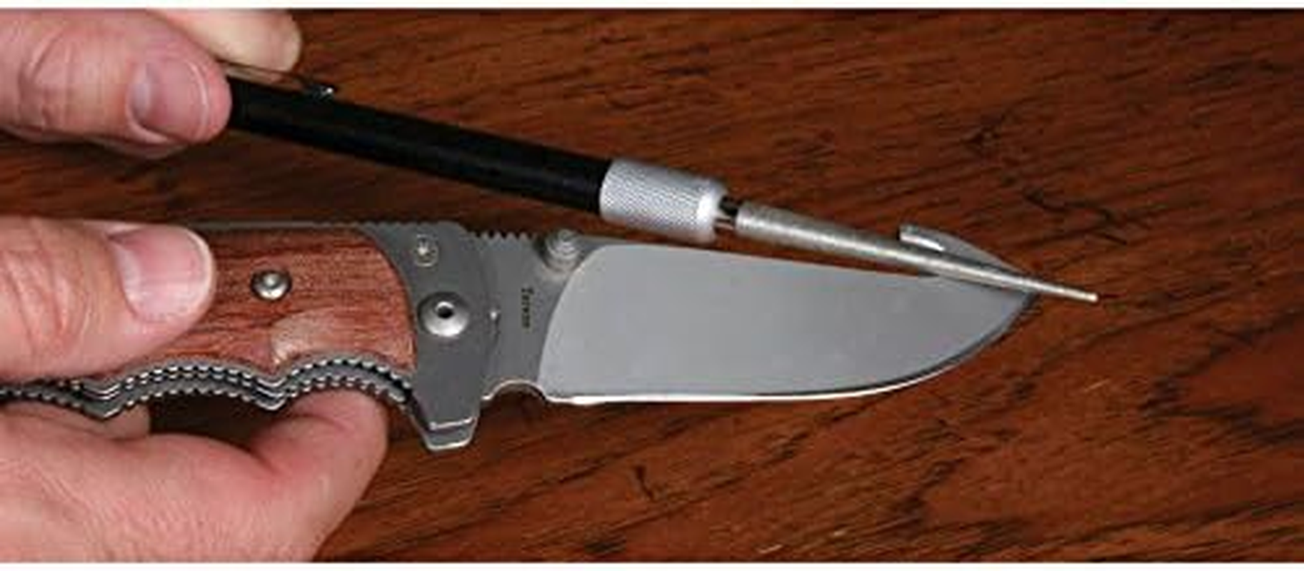 Accusharp ACCU-030C Diamond Rod Sharpener, Black image number 3