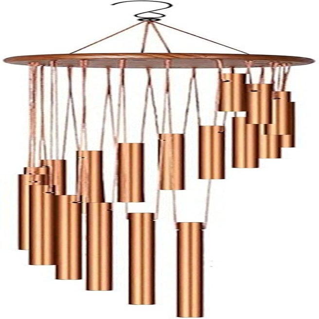 Wind Chimes for Outside, 36Inch Metal Wind Chimes Outdoor with S Hook, Classic Memorial Wind Chimes Deep Tone Windchimes Outdoors for Home Garden Decoration image number 5