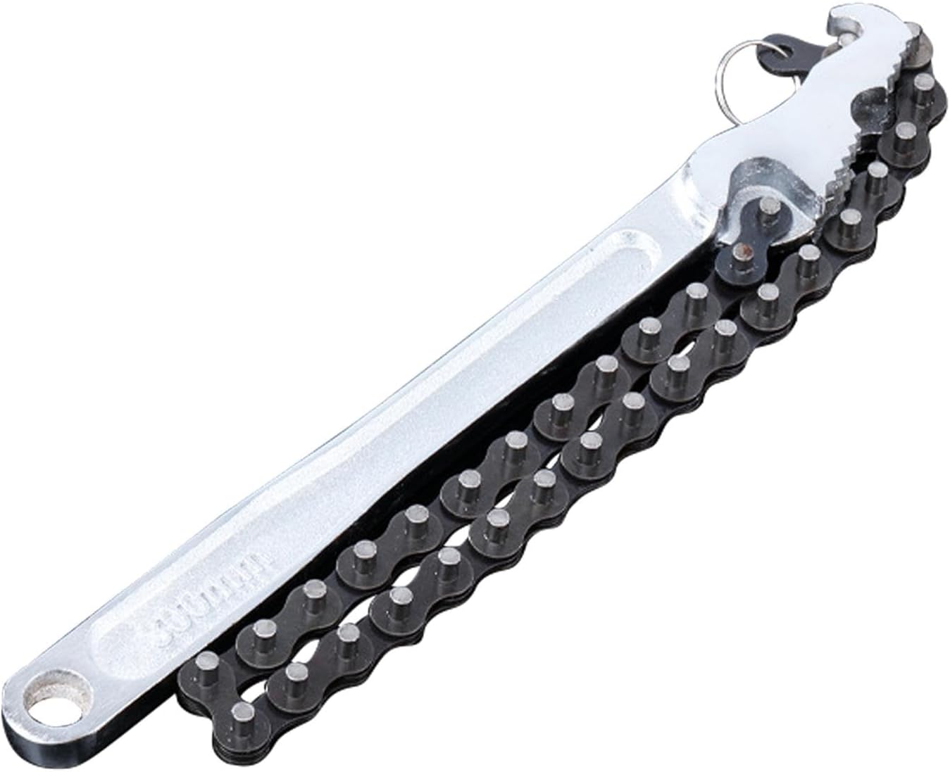 12Inch Chain Wrench,Heavy Duty Pipe Fitting Chain Wrench,Portable Plumbing Spanner,Adjustable Long Handle Wrench Tool for Oil Filter,Water Purifier Belt,Pipe Fitting ﻿ image number 3