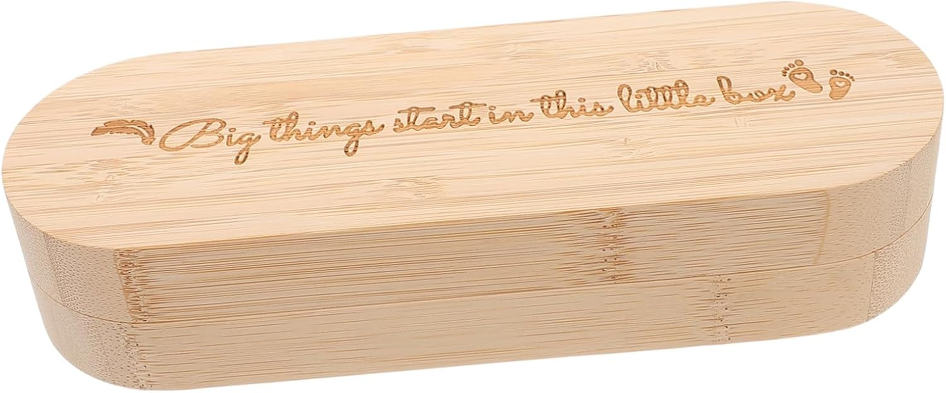 Pregnancy Test Stick Box Pregnancy Test Keepsake Case Pregnancy Announcement for Parents Pregnancy Collection Case Pregnancy Announcement Keepsake Chest Light Brown Wood image number 1