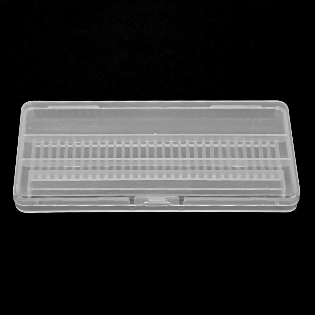 Spade Drill Bit Case Drill Storage Case Empty 15 X 7 X 2 30 Holes Storage Box Manicure Drill Bits Container Display Case Organizer image number 5