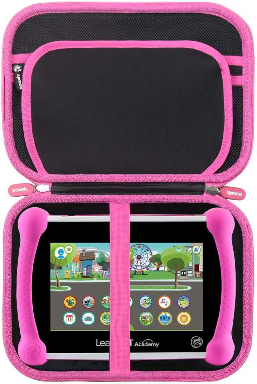 Aproca Hard Travel Storage Case Compatible with Leapfrog Epic Academy Edition (Black)