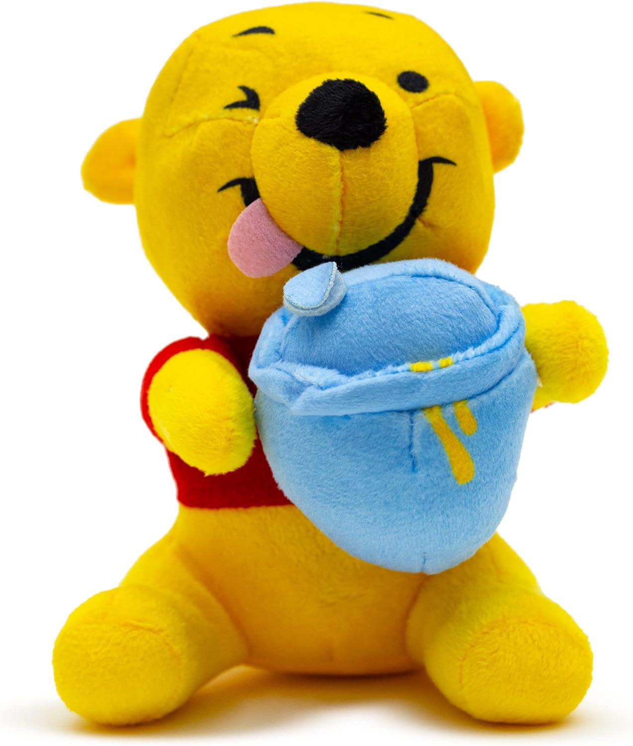 Buckle-Down Disney Dog Toy, Winnie the Pooh Eeyore Sitting Pose Blue Pet Toy, Ballistic Nylon Plush