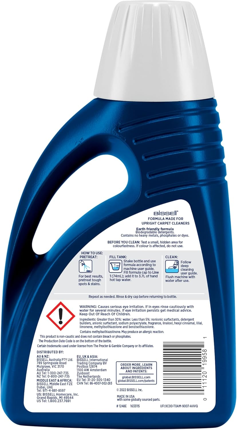 BISSELL Wash & Refresh 2X Concentrated Formula 1248E, Ambi Pur Blossom & Breeze, 709Ml image number 2