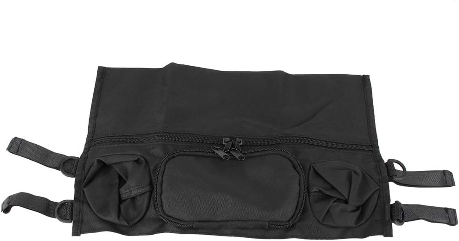 Stroller Organizer, Kids Baby Stroller Detachable Phone Bag Pram Pushchair Tray Hanging Bag Bottle Cup Holder Organizer, Stroller Accessories Caddy Parent Console image number 4