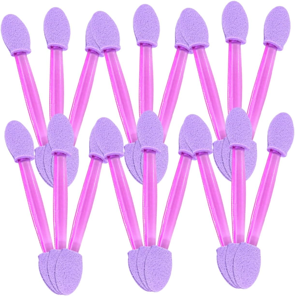 WOONEKY 50Pcs Manicure Sponge Brush Gradient Nail Art Tools Double-Ended Nail Powder Applicator