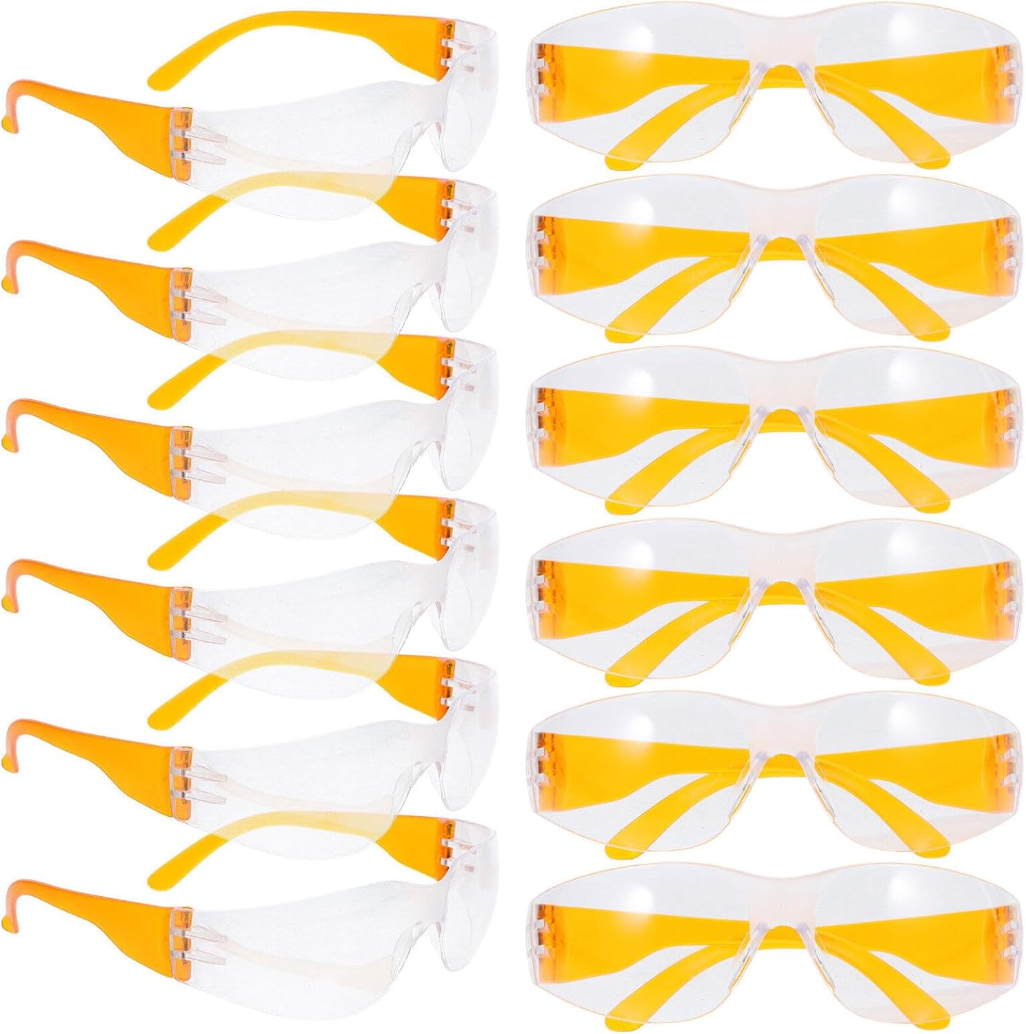 Kisangel 12Pcs Kid Safety Glasses Anti-Scratch Protective Goggles Unisex Swimming Eyewear for Kids Science Party Accessories image number 2