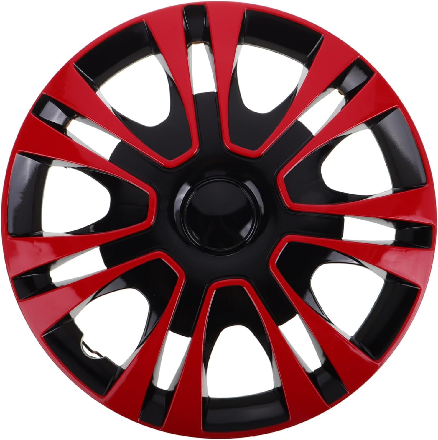 SOESFOUFU 13 Red Hubcaps for Car Wheels Durable Wheel Center Caps for Vehicle Accessories Easy Installation Rim Covers for Conditions