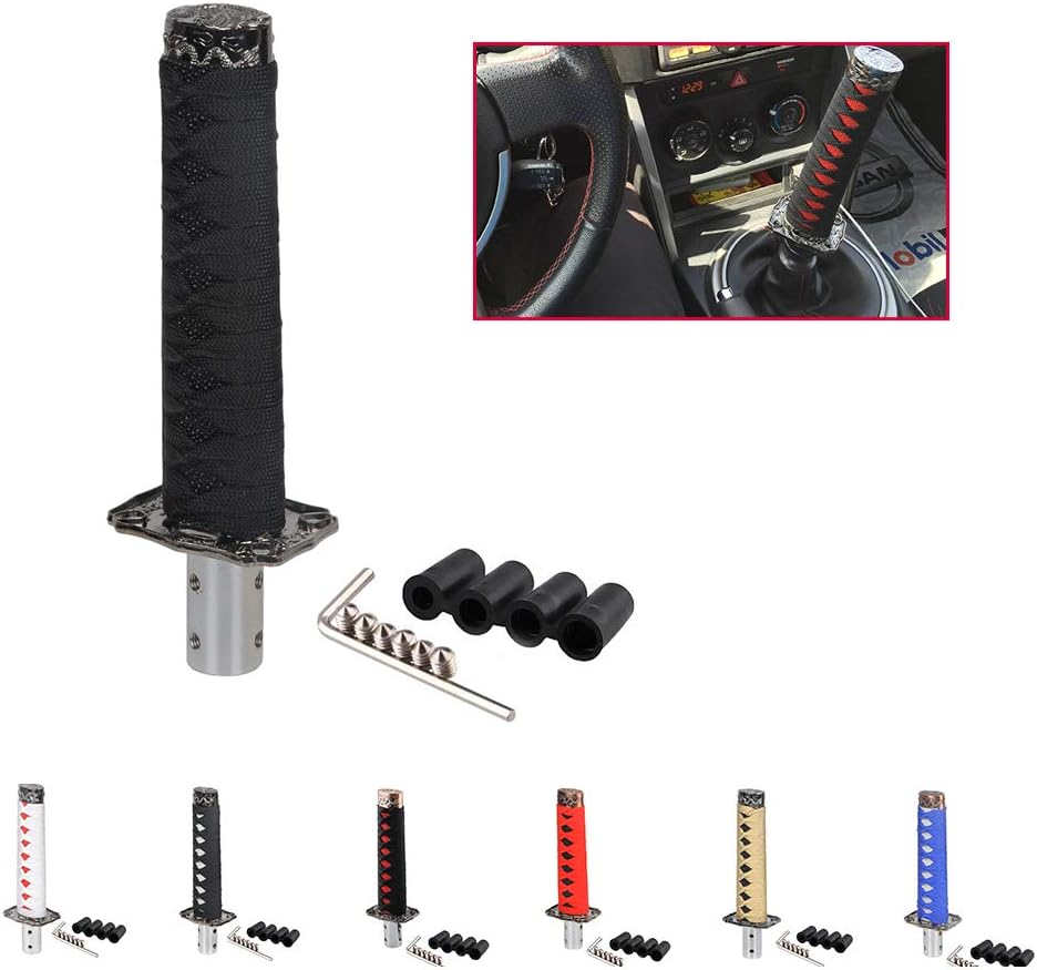 Ahumans Samurai Sword Shift Knob Automatic,Short Gear Shift Knob Catchers Gear Suitable for Manual Transmission Cars, Most Automatic Transmission Cars