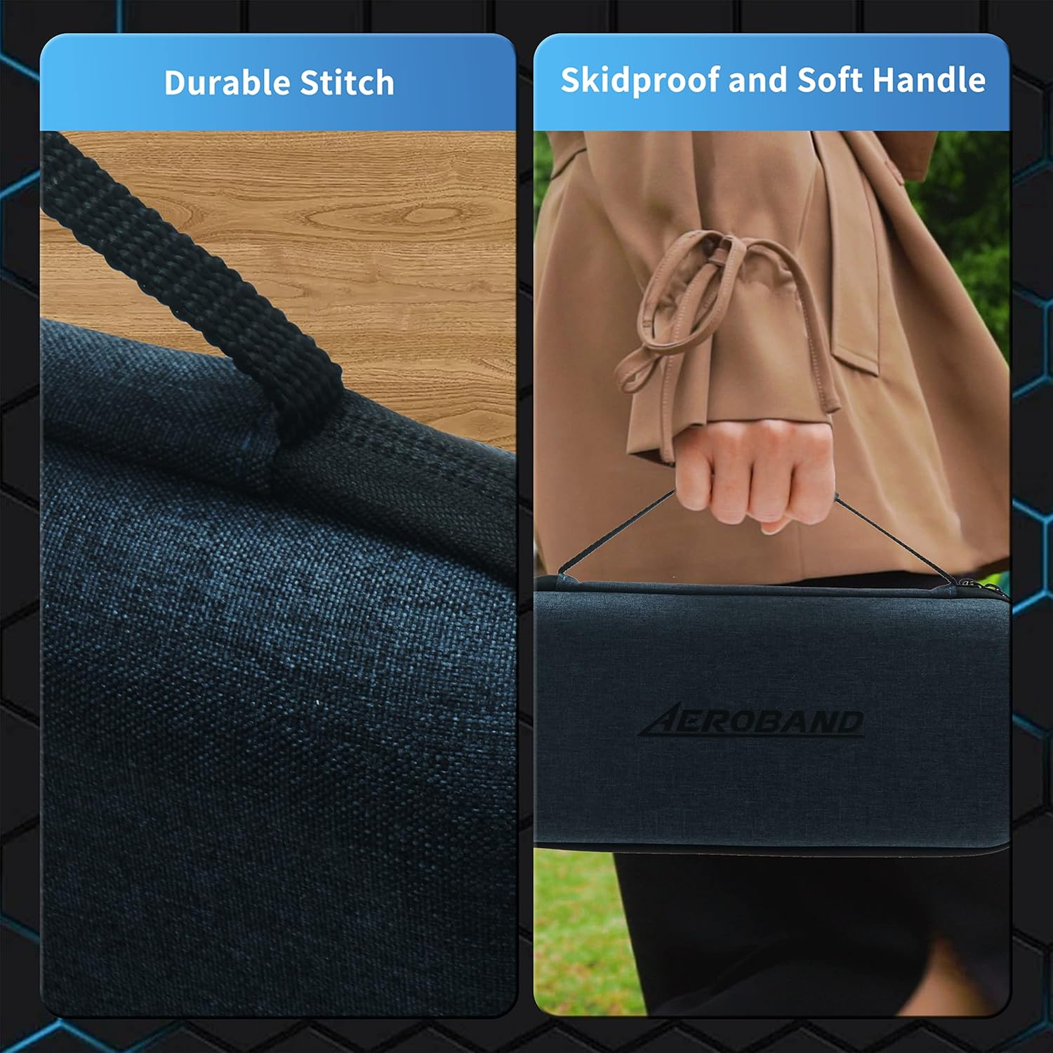 AEROBAND Electric Air Drumsticks Storage Bag for Pocketdrum 2 Plus, Electronic Drum Sticks Sets, Drum Kit image number 5