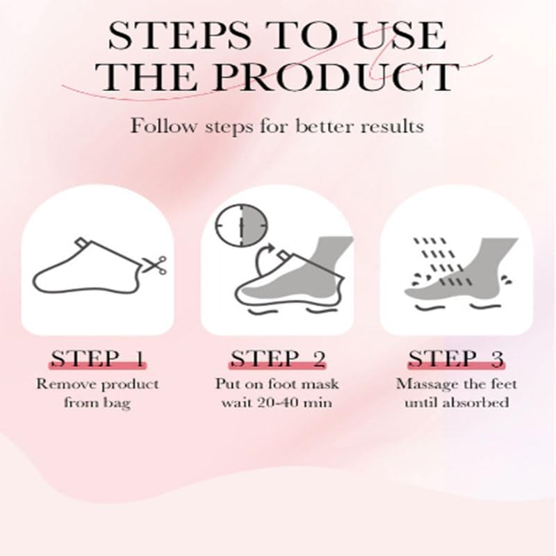 Whitening Foot Mask, Tender Skin, Moisturizing, Autumn and Winter Foot Care, Niacinamide Whitening Foot Mask 35G 1 Piece image number 2