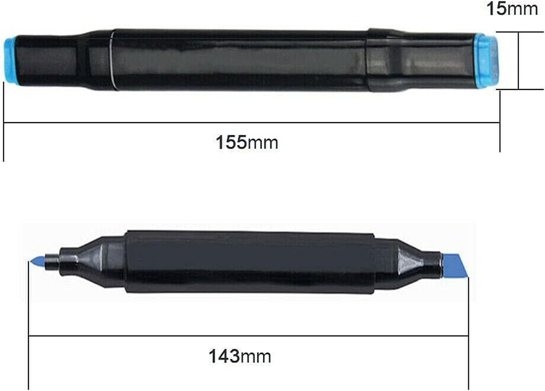 Costcom 80PCS Dual Head Black Marker Pen Set with 80 Colors, Double Markers, Ideal for Sketching, Drawing, Crafting