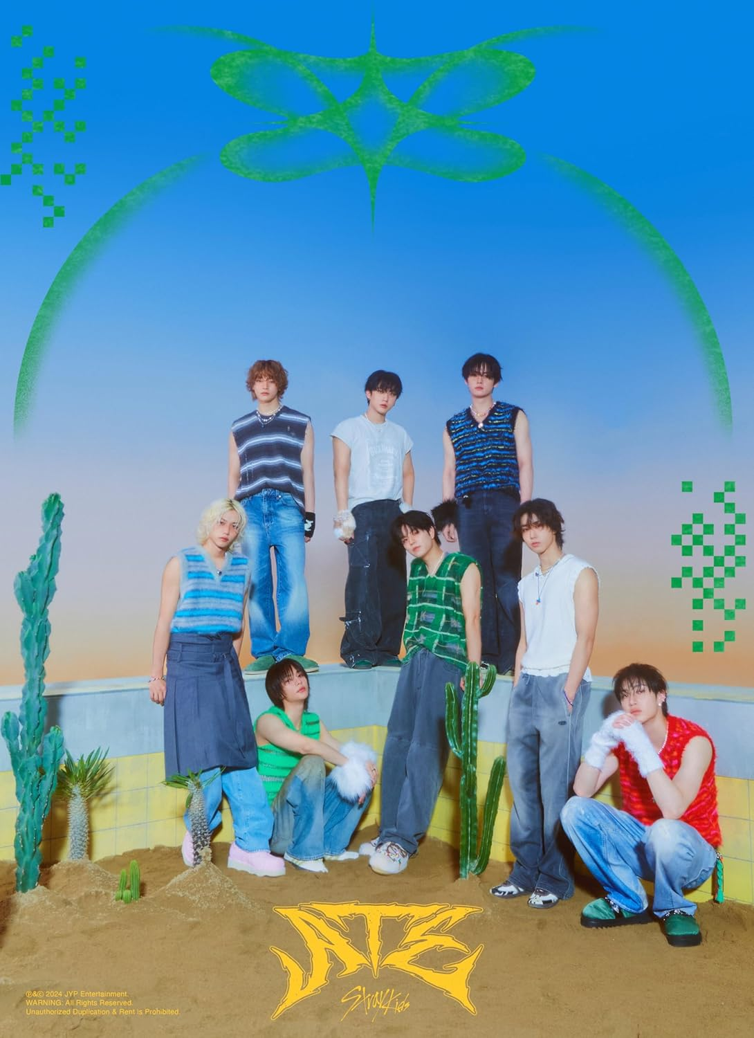 Stray Kids ATE 9Th Mini Album Limited ATE Version Cd+64P Photobook+1P Photocard+1Ea Monochrome Photo Ticket+1P Portrait Poster on Pack+1P Bitmap Mini Poster+1Ea Mini Newspaper+Tracking Sealed SKZ image number 5