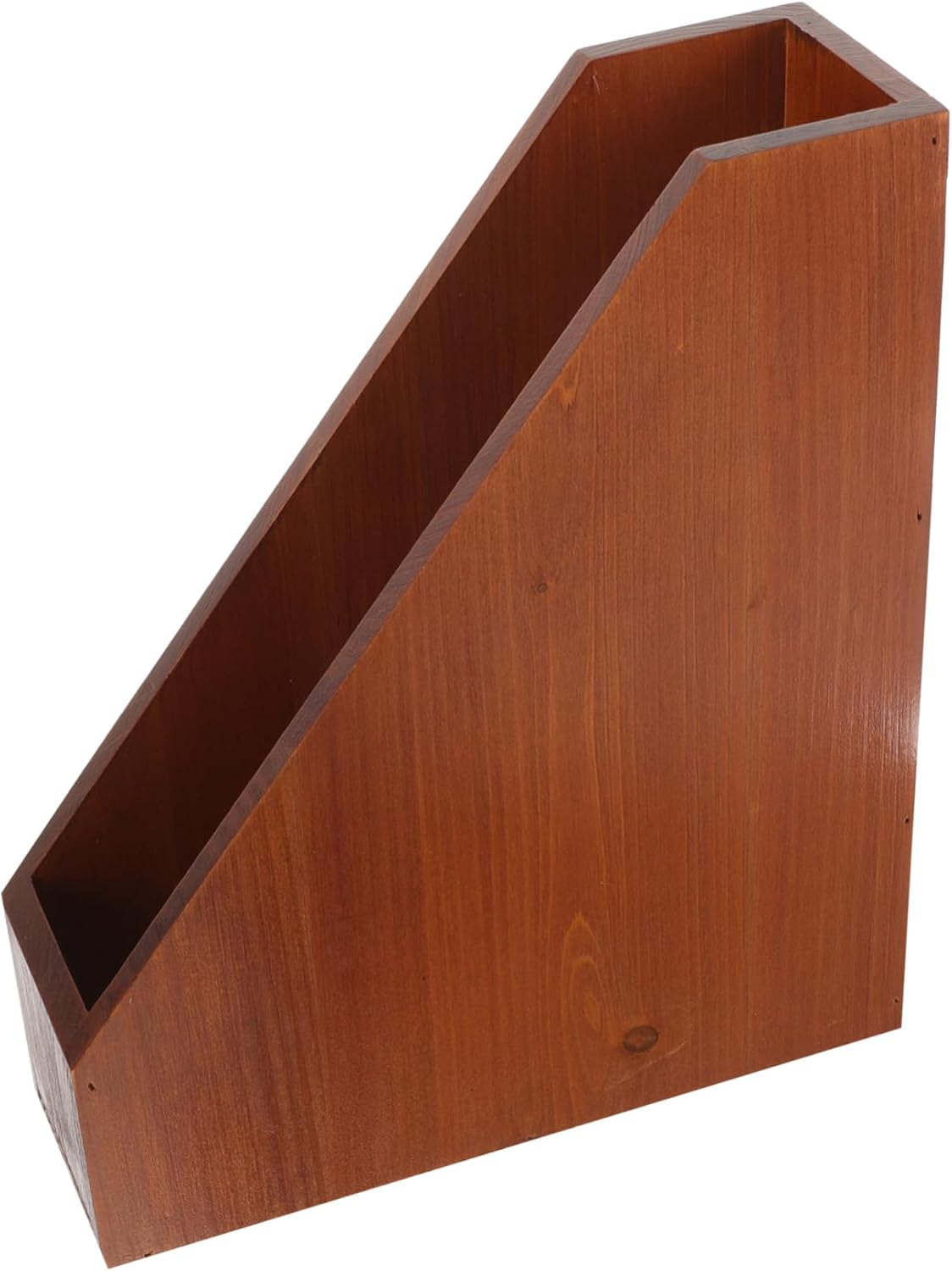 STOBOK Desktop Storage Box Solid Wood Organizer for Office and Home Multi-Purpose Sundries and File Storage Clutter Tabletop Ample Capacity for Desk Accessories image number 6