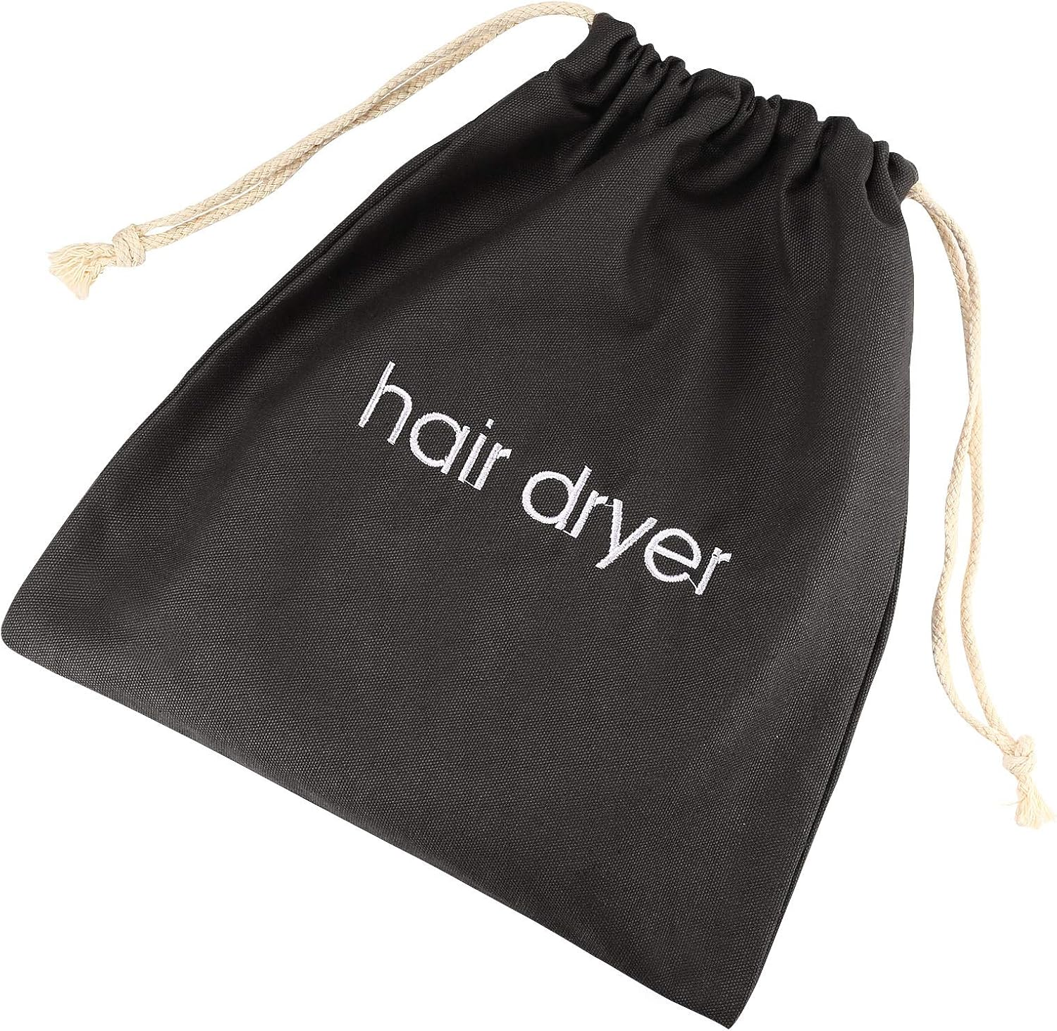 ERKXD Pack of 8 Hair Dryer Bags Drawstring Bag Container Hair Dryer Bag for Travel Bathroom Grey