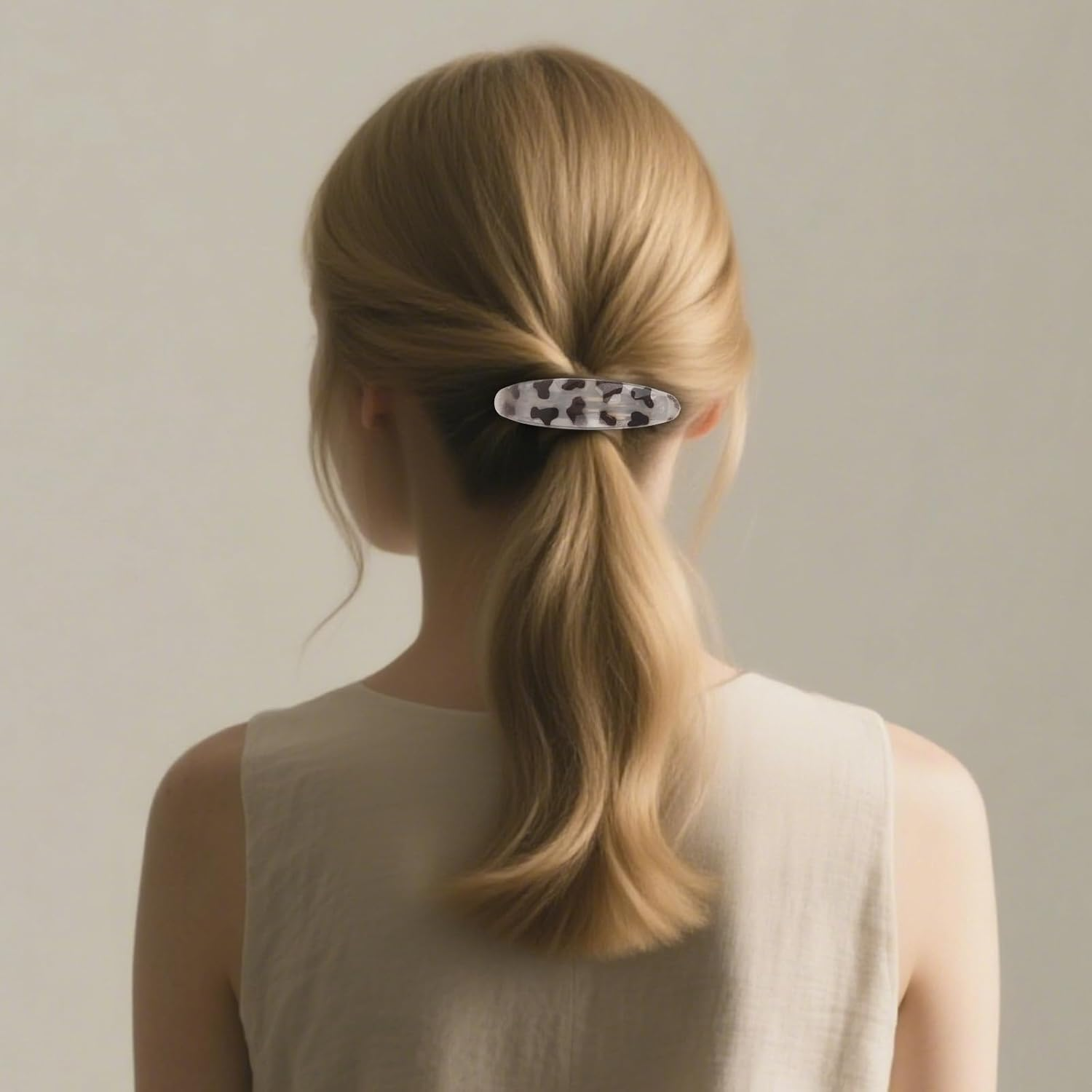 Srotmirw Women'S Hair Clips, 2 Pieces Hair Accessories for Women with Leopard Print for Women and Girls Daily to Choose