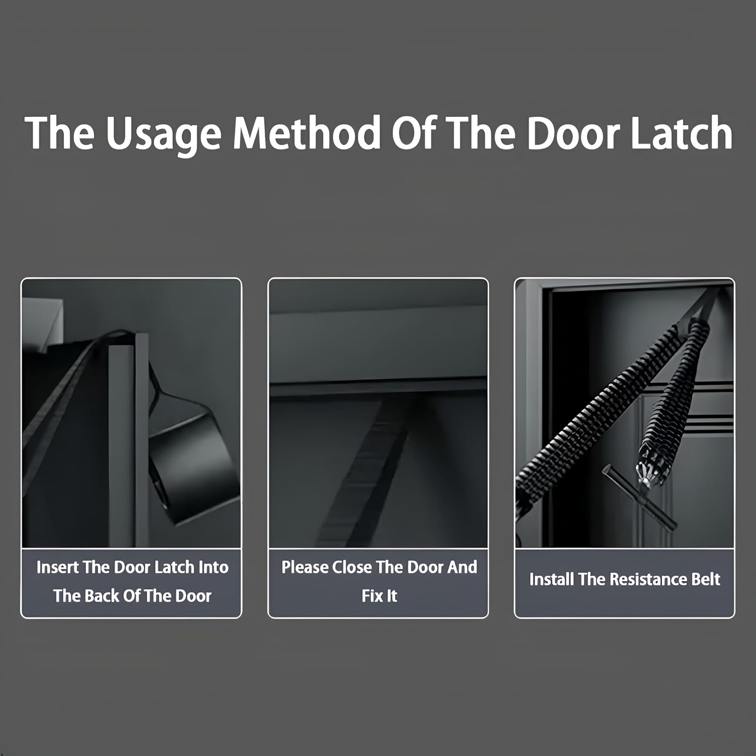 2Pack Pedal Tension Rope,Resistance Bands,For Leg Training and Abdominal Muscle Workout,For Home, Home Gym, Muscle and Strength Training, Resistance Band System (Black) image number 4