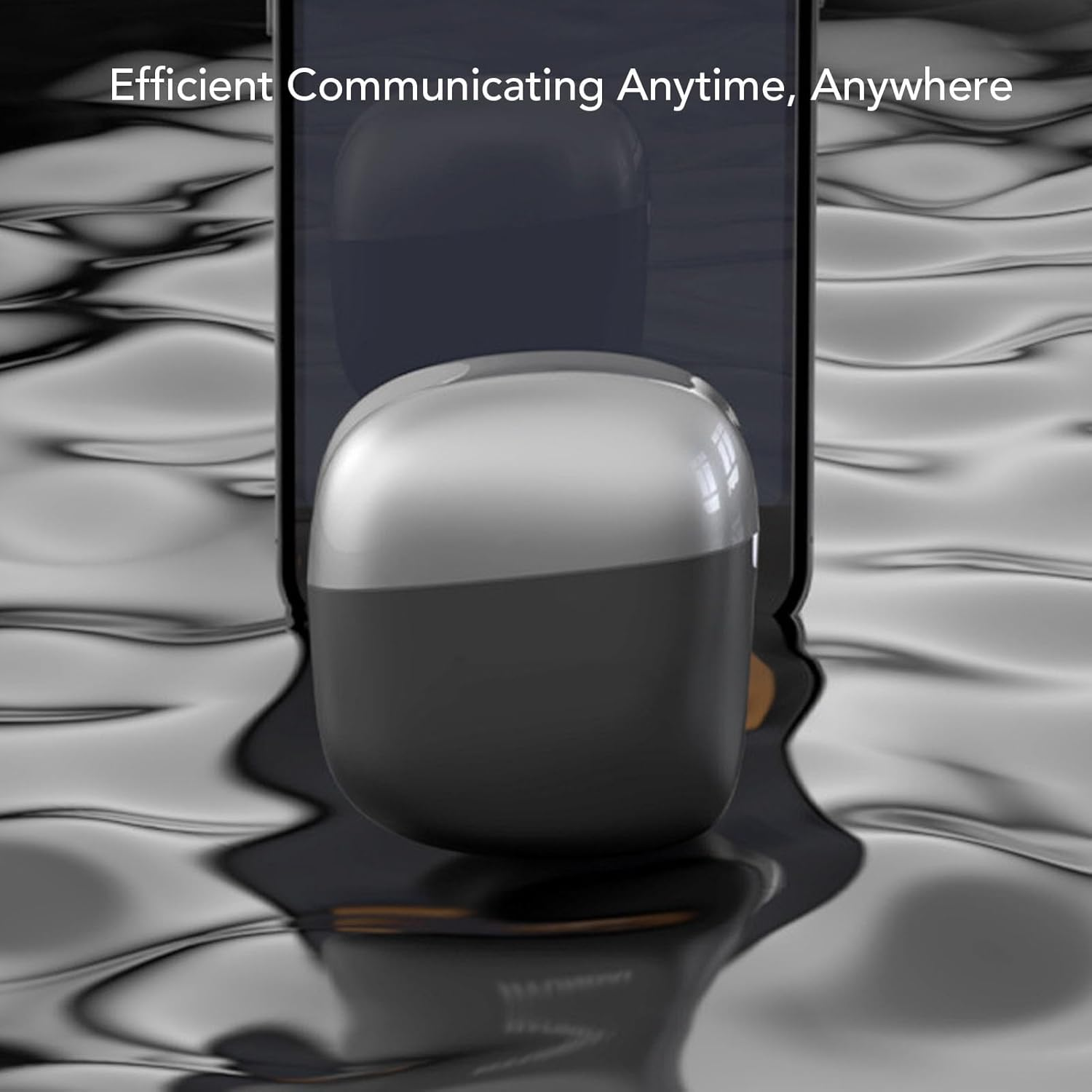 LICAEVEY AI Translation Earbuds Real-Time, Bluetooth 5.0 Over-Ear Hook Translator Headphones with HD Sound for Business Travel, Los & Android Compatible image number 3