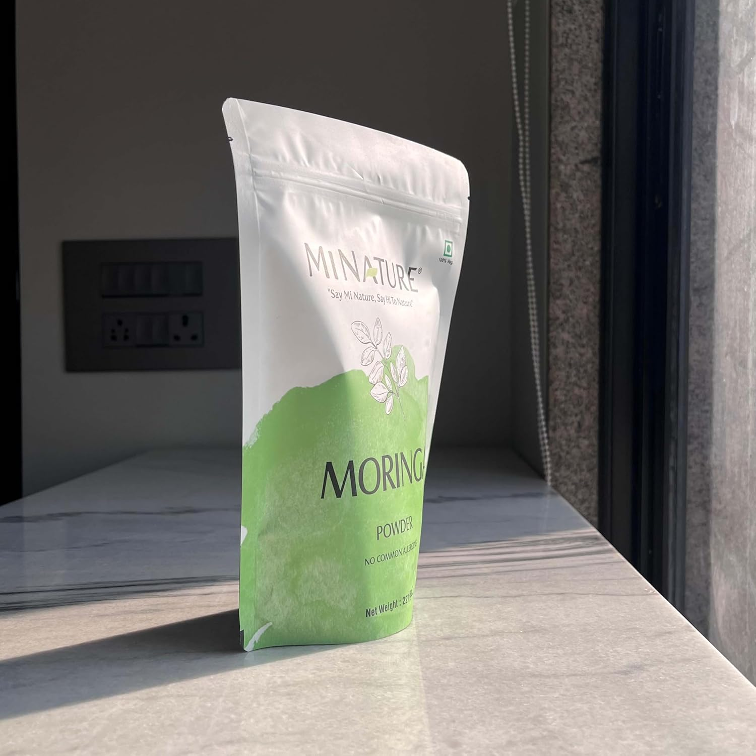 Mi Nature Premium Moringa Leaf Powder 227 Gram (08 Oz) | 100% Pure Superfood from Indian Drumstick Tree| for Smoothies| Vegan & Preservative Free image number 4