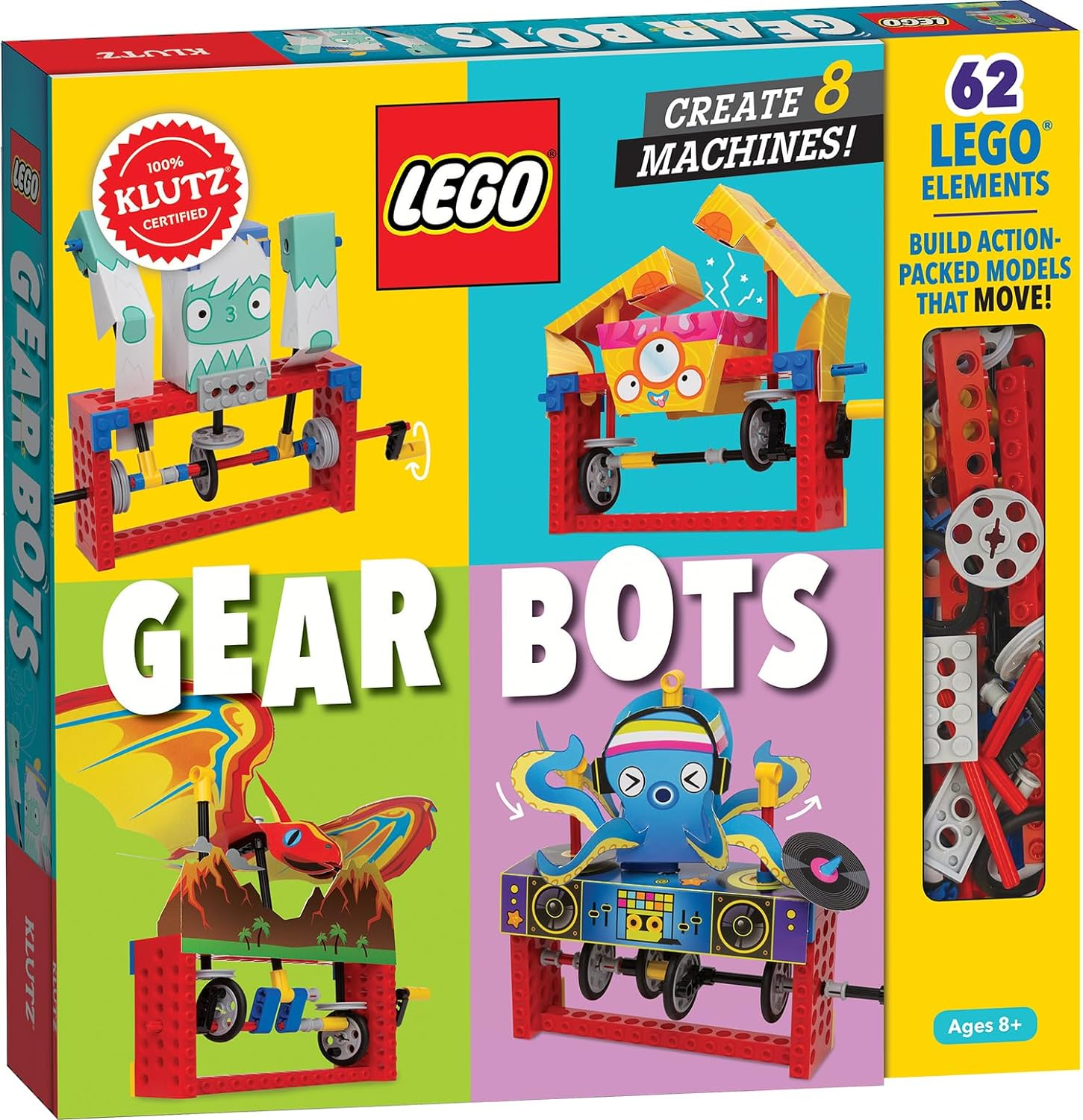 : Gear Bots (Klutz): Create 8 Machines