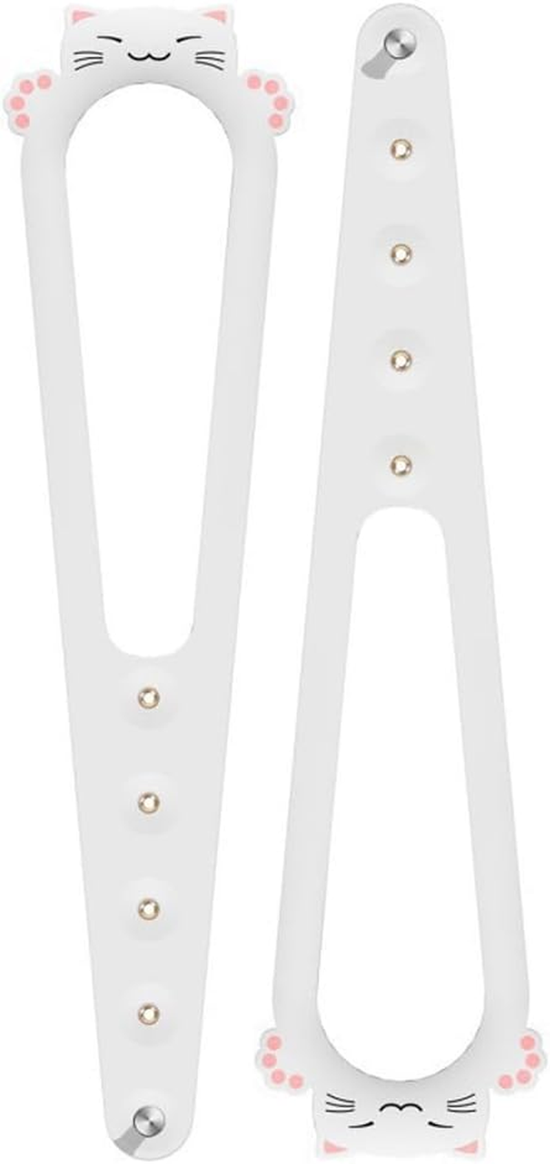 2 PCS Adjustable Pet Door Latch, Room Door Lock to Prevent Dogs from Entering, Easy Installation Cat Door Stopper with Elastic Strap, Allows Cats Free Access, Durable and Damage-Free Design