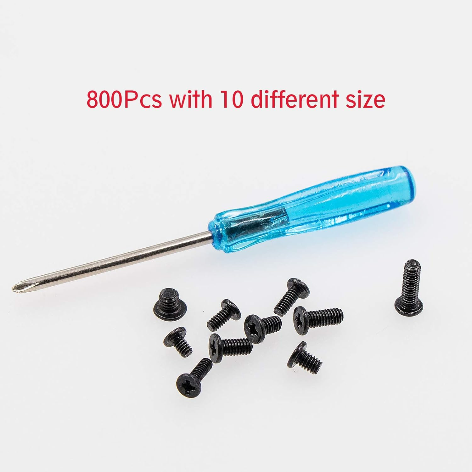 Waycreat 800Pcs M2 M2.5 M3 Laptop Notebook Computer Screws Set Kit for IBM HP Dell Samsung Sony Toshiba Gateway Acer Lenovo(10 Sizes) image number 5