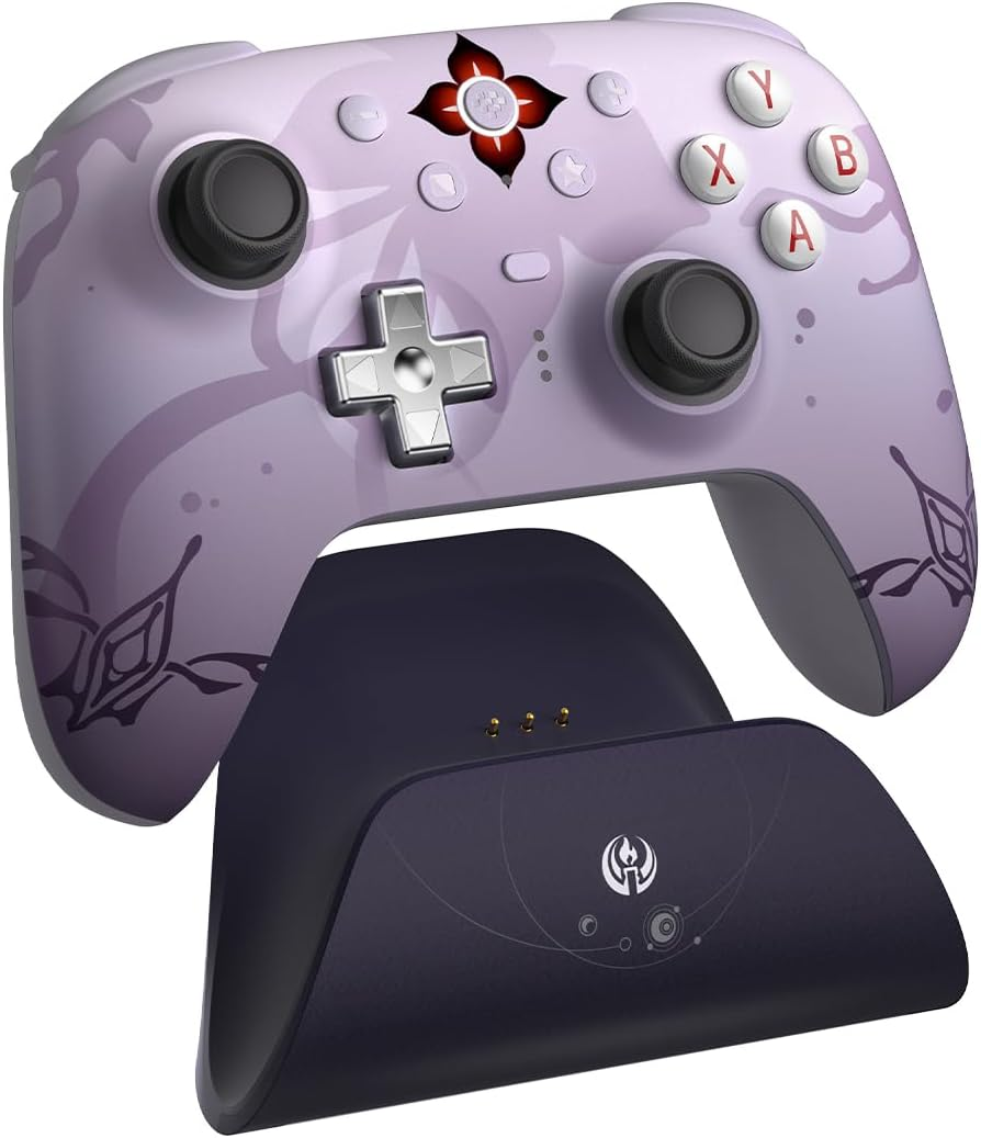 8Bitdo Ultimate 2 Wireless Controller for Windows, Apple, Steam & Android, TMR Joysticks, Hall/Tactile Triggers, Motion Control,1000Hz Polling Rate -Evernight(Officially Licensed by Honkai: Star Rail) image number 5