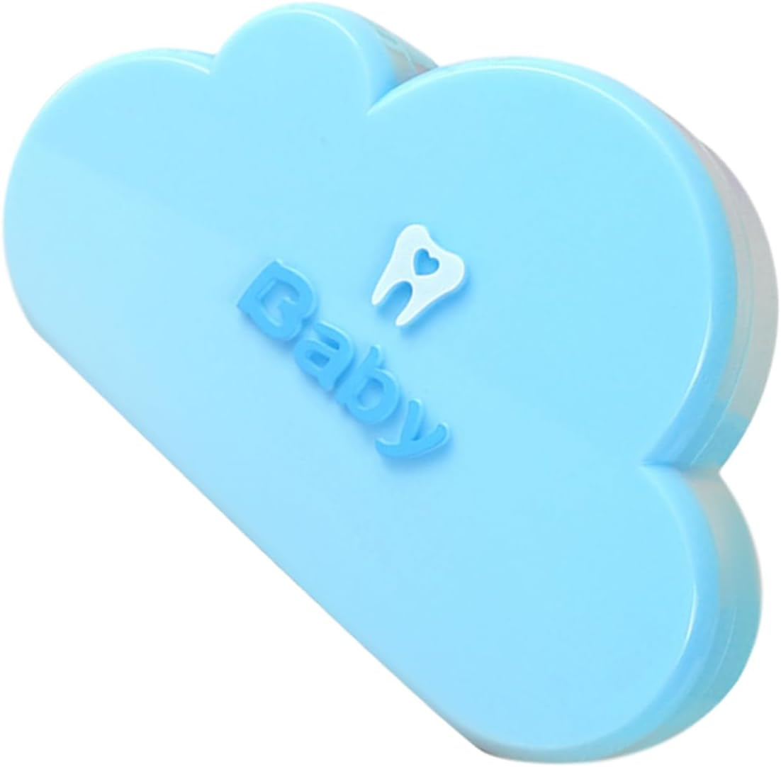 Tooth Keepsake Box Special Storage Case for First Tooth Hair Umbilical Cord Cute Design Safe Material Unique for Girl image number 1
