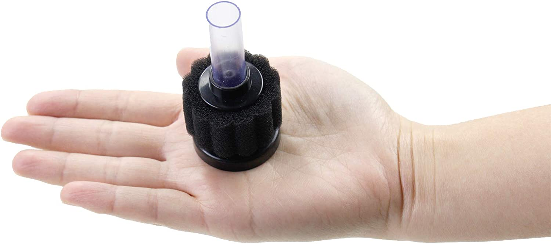AQUANEAT Mini Aquarium Sponge Filter, Quiet Fish Tank Bio Foam Filter, with Airline Tubing, up to 2Gal image number 4
