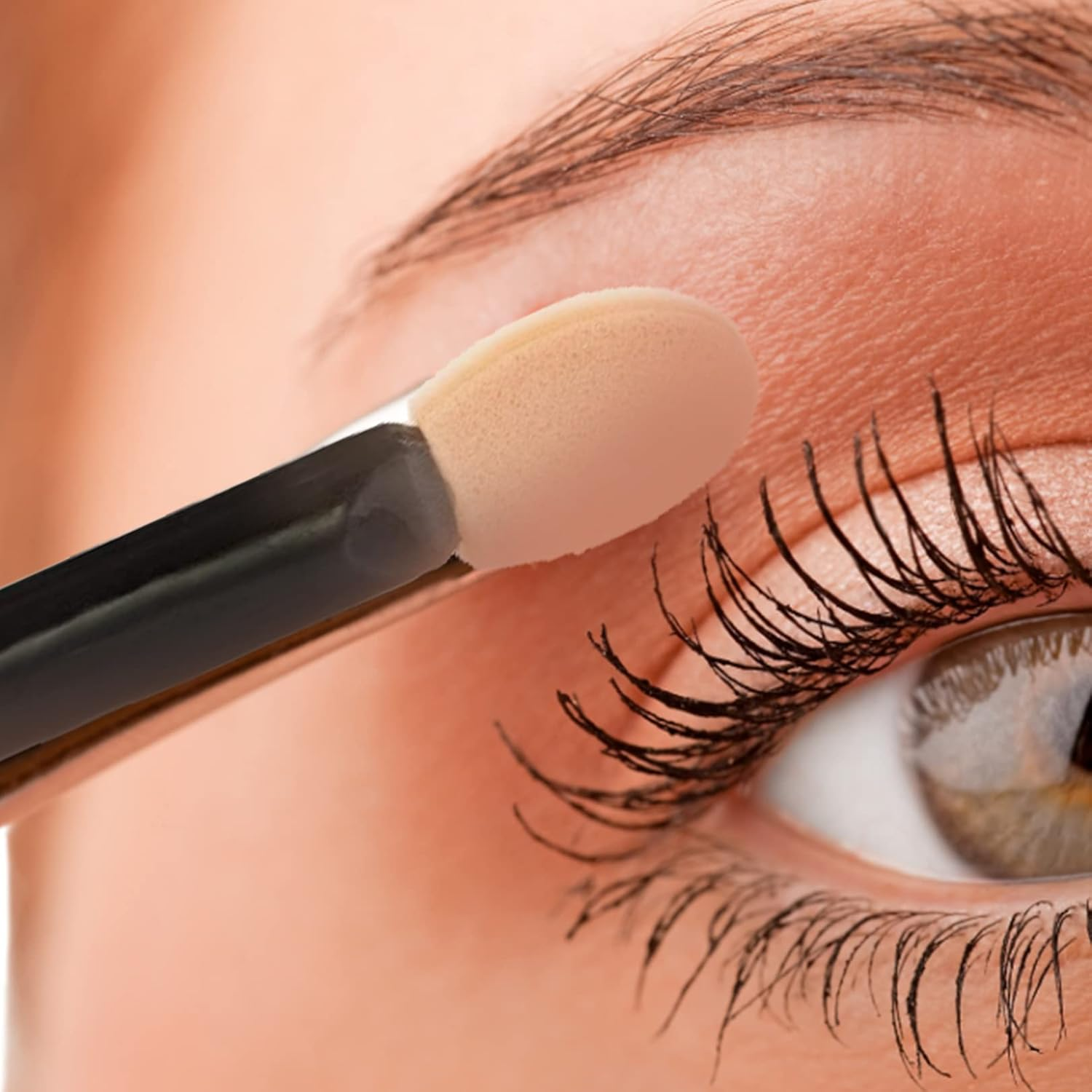 30Pcs Dual Sided Oval Sponge Eyeshadow Applicator - Disposable Brush for Eye Makeup, Eyeliner, Arts Crafts, DIY Nail Art - Beauty Tool image number 6