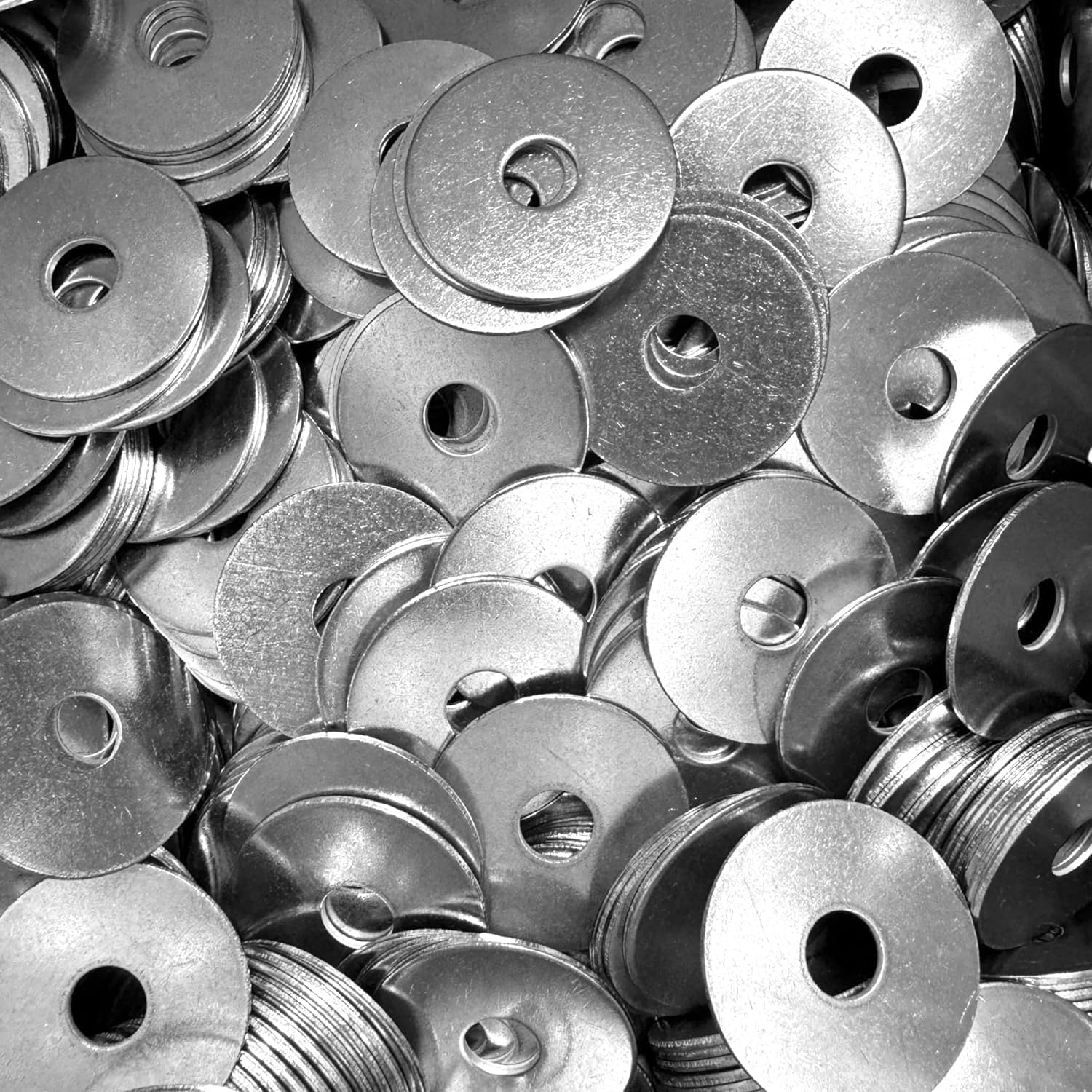 304 Stainless Steel Flat Washers, Flat Washers for Bolts Assortment, Rust Free Fender Washers M4*16Mm*1Mm image number 3
