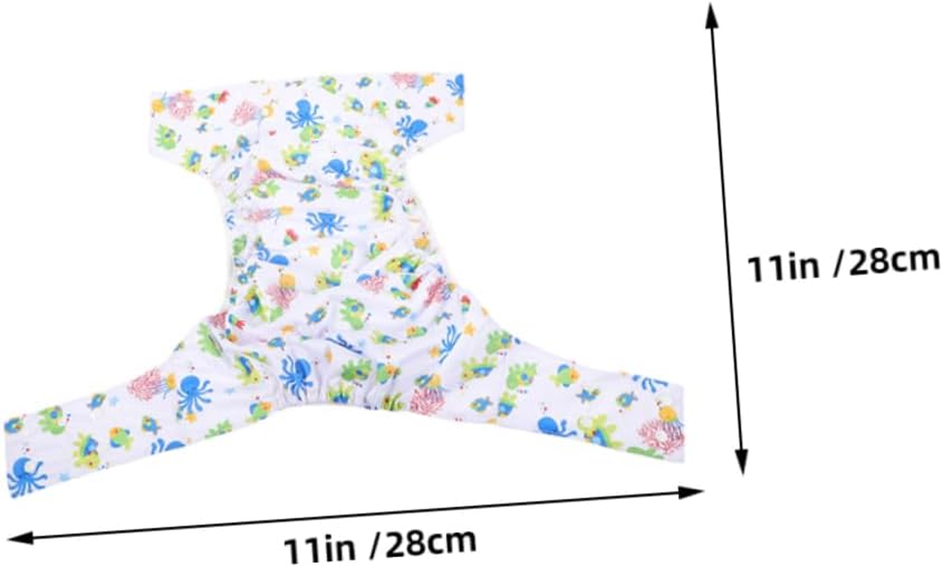 ERINGOGO 2Pcs Nappies Elderly Diapers for Senior Women Washable Incontinence Pants Adult Diapers Cover Snaps Breathable Adult Cloth image number 2