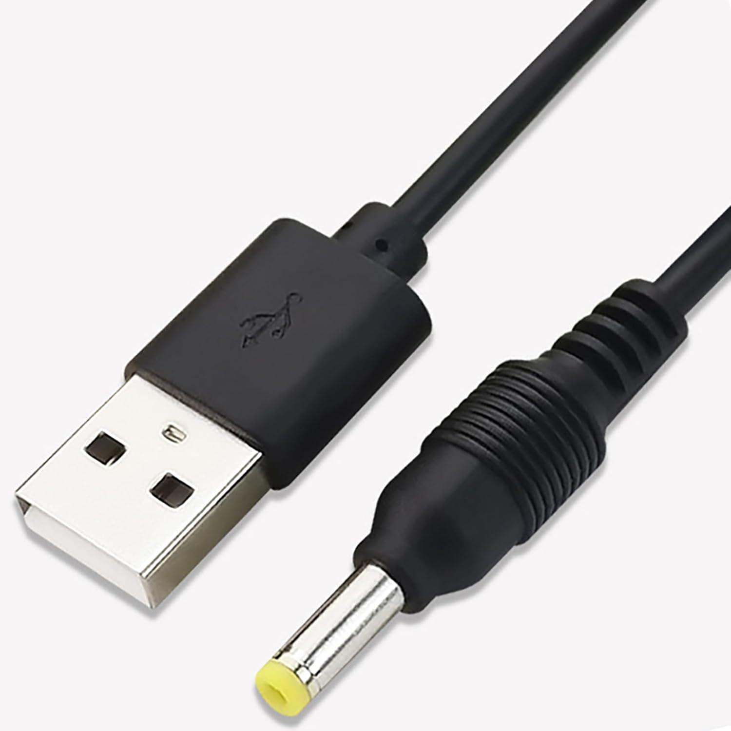 Tunghey 2Pack USB to DC Power Cord, USB 2.0 a Type Male to DC 4.0 X 1.7Mm DC Plug Connector Cable USB to 5V Power Charging Adapter (0.5M) image number 1