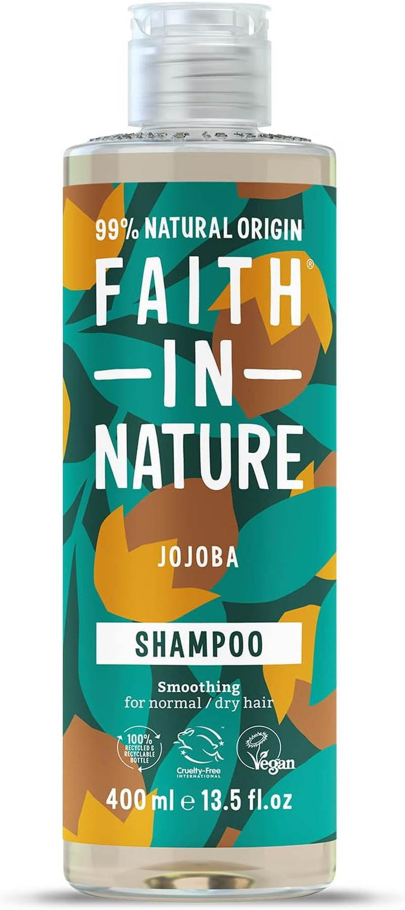 Faith in Nature Vegan Jojoba Shampoo 400Ml image number 1
