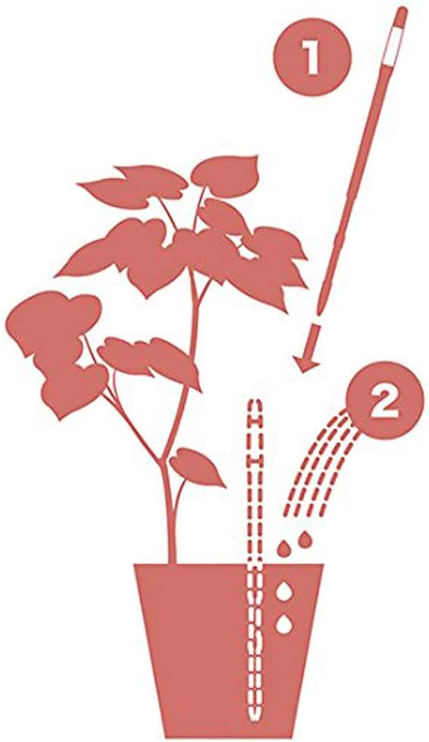 IPPINKA Sustee Aquameter, Bundle of 12, House Plant Soil Moisture Meter, Best for Indoor Potted Plants - Small Green Refillable image number 1