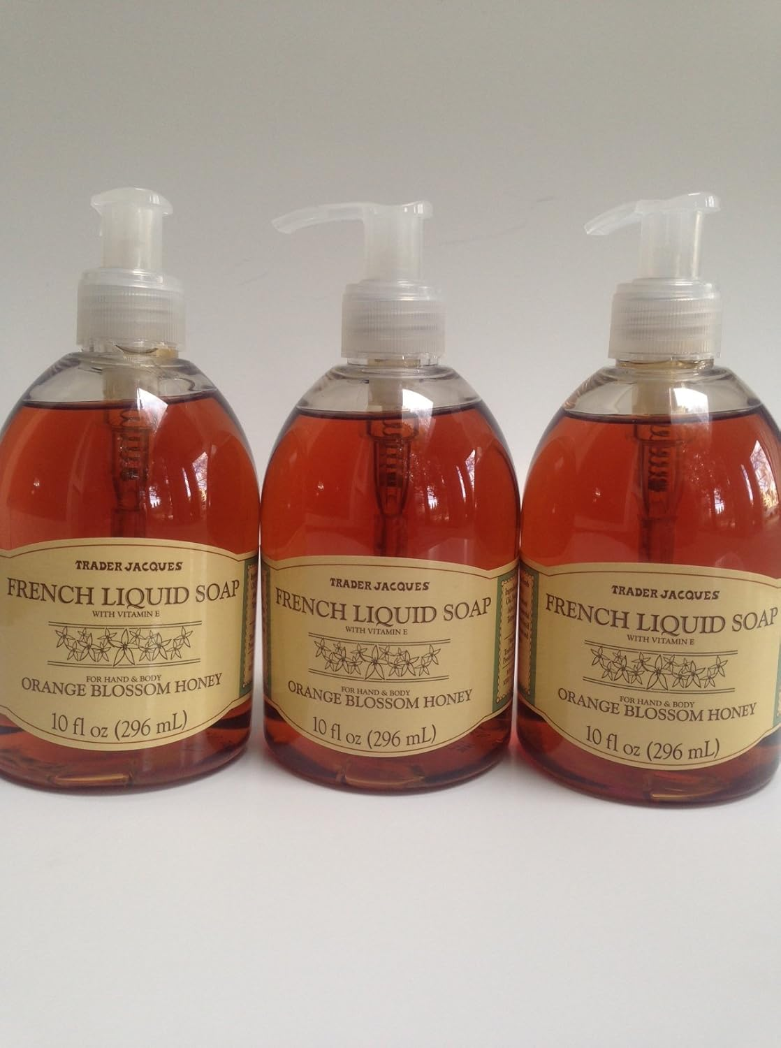 Trader Joe'S Trader Jacques French Liquid Orange Blossom Honey Hand and Body, 10Oz (Pack of 3)