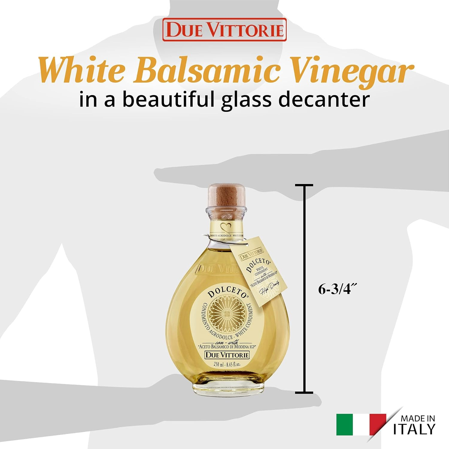 Due Vittorie Dolcetto White Balsamic Liquid Gold Modena Igp 250 Ml image number 5