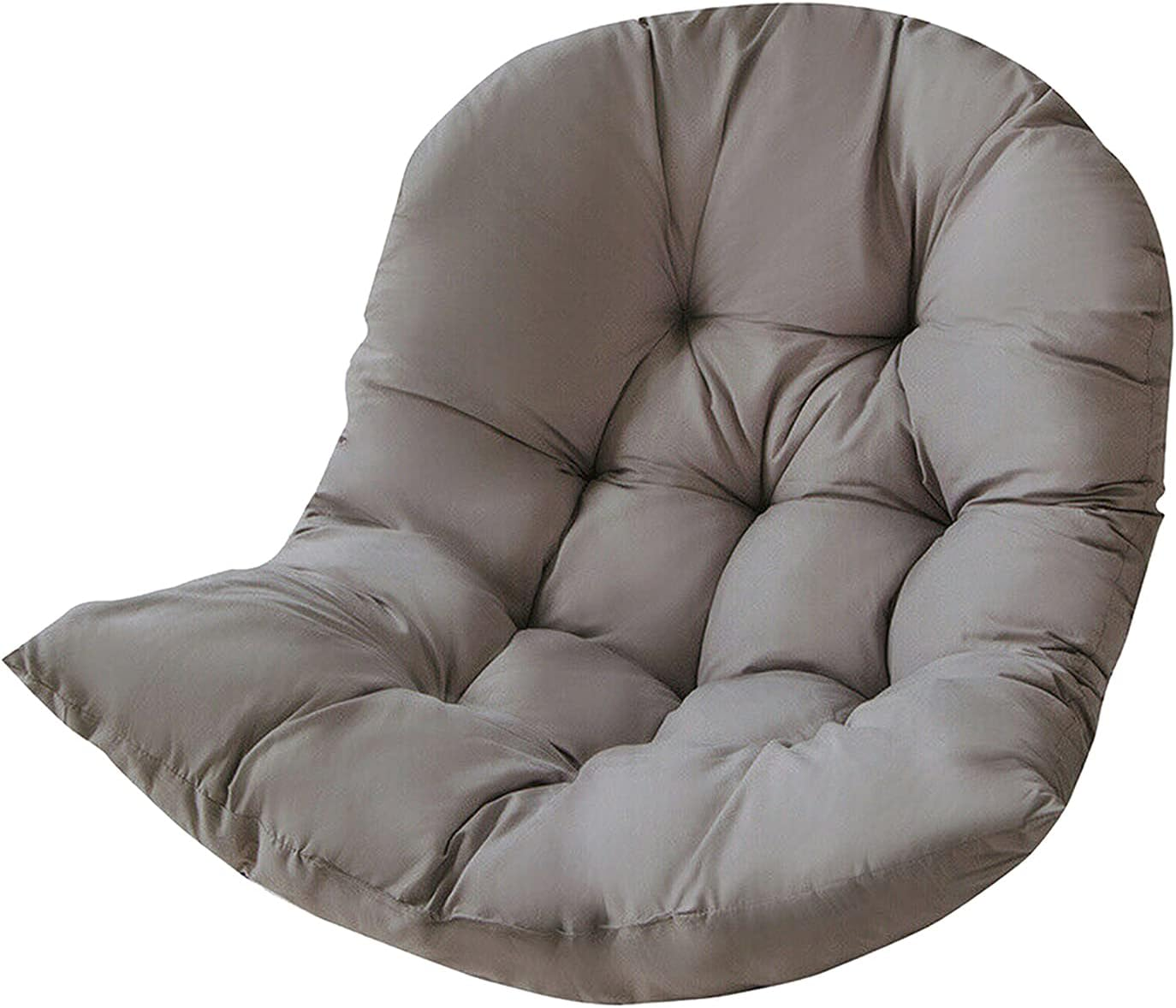 Leoleoyy Egg Chair Outdoor Hammock Seat Cushion, Swing Hanging Chair Cushion for Indoor Outdoor Lounge Camping Yard Patio Garden Chair - Dark Grey (Dark Grey) image number 2