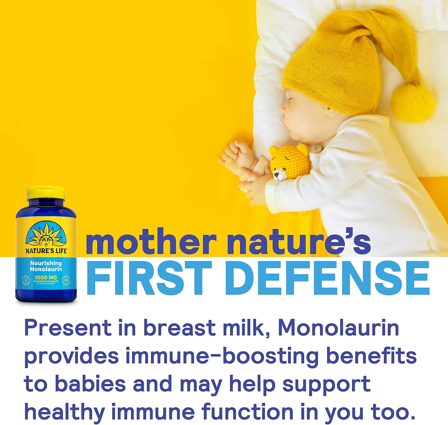 Health from the Sun - Monolaurin - 180 Vegetarian Capsules