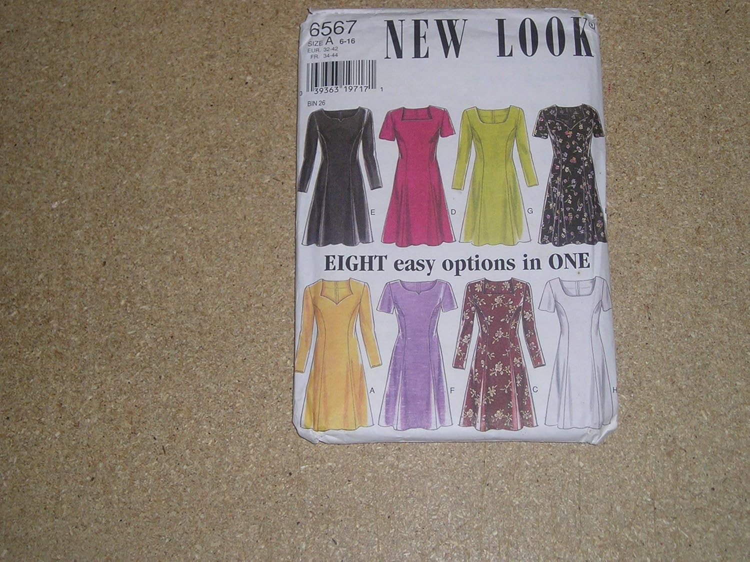 Newlook 6567 Misses' Sewing Pattern Dresses, Size 6-8-10-12-14-16 image number 1