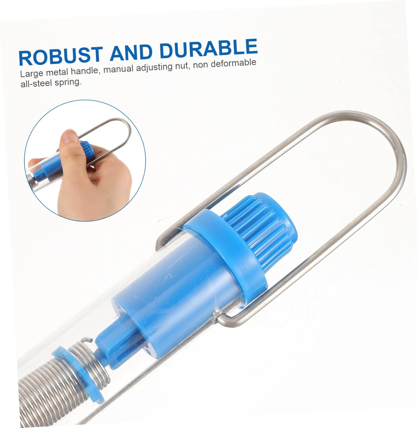 Anneome 5Pcs Newton Force Spring Scale Dual Scale Hanging Tube Spring Balance for Scientific Experiments Accurate Measurement Tools for Education and Lab Use image number 4