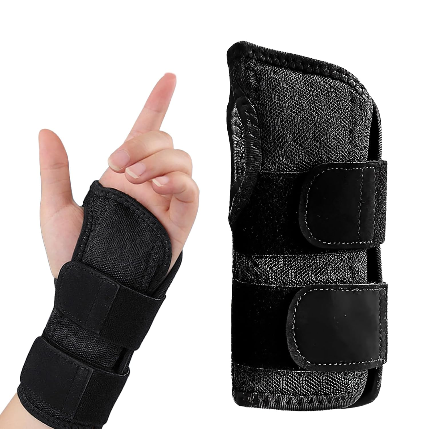 Carpal Tunnel Wrist Brace for Right Hand - Adjustable Support Splint for Men & Women - Relief for Carpal Tunnel Syndrome & Arthritis - Day & Night Wear with Breathable Comfort (Not a Medical Device) image number 6