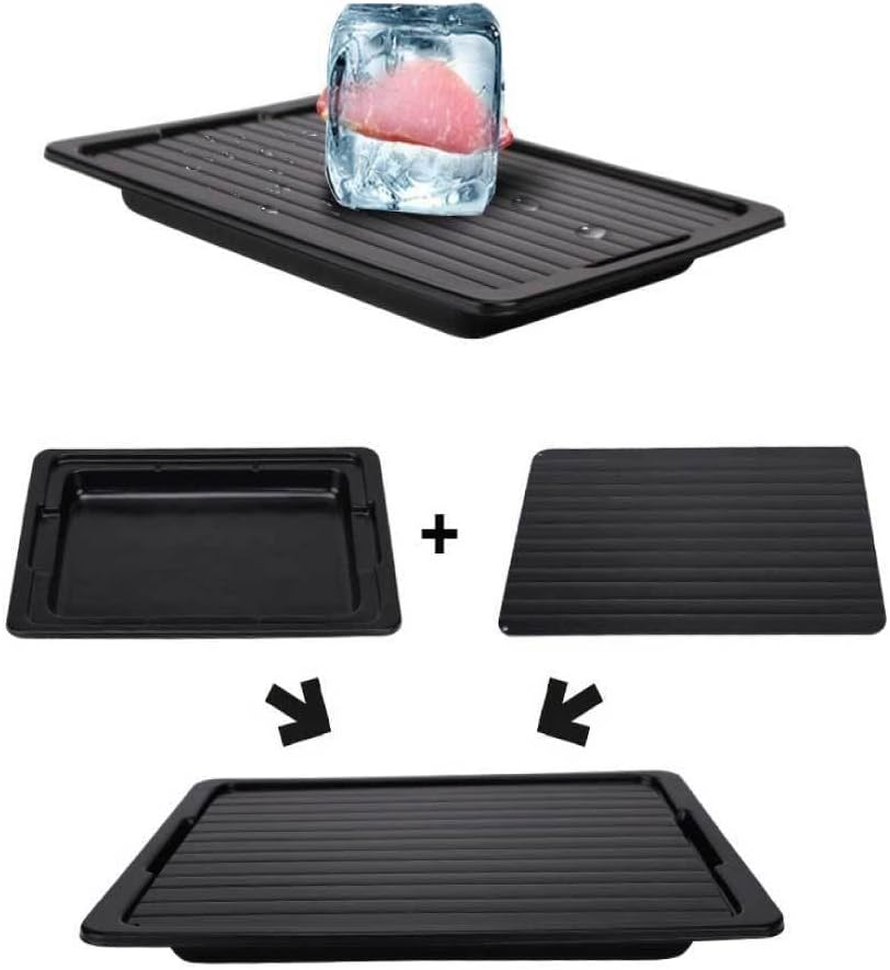 Fast Defrosting Meat Tray FDA Approved Large Miracle Aluminium Thawing Plate image number 1