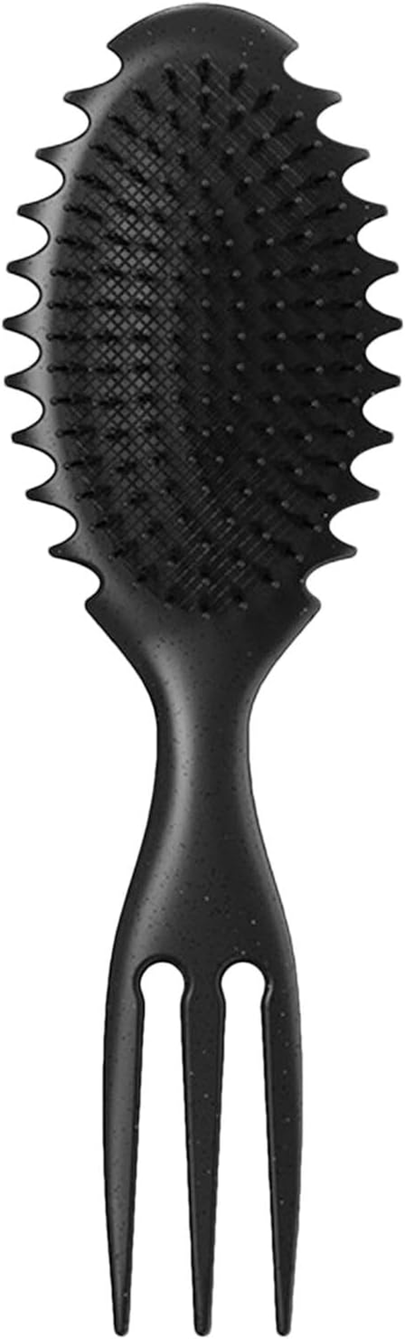 Kezvmhy Curl Brush, Curl Defining Brush, Bounce Curl Comb, Anti-Slip Boar Bristle Hair Brush Bounce Styling Brush Curly Hair Tangle Remover Brush Shaping Curl for Women image number 1