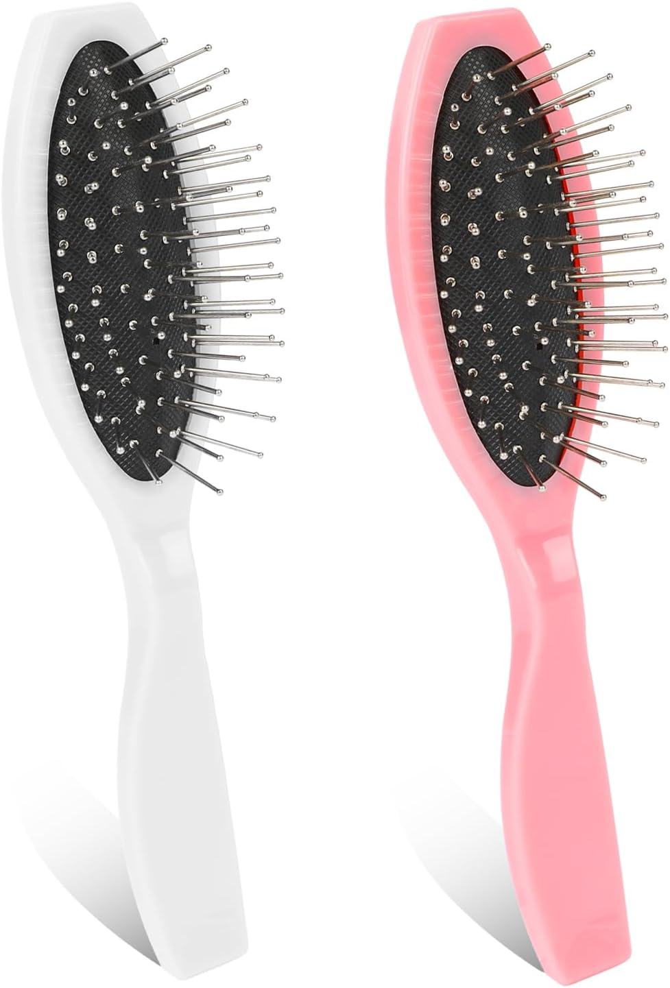 2 Pack Stainless Steel Wig Wire Brush, Portable Professional Synthetic Hair Brush and Combs for Wigs, Extensions, Women, Wig Brushes for Synthetic Hair image number 6