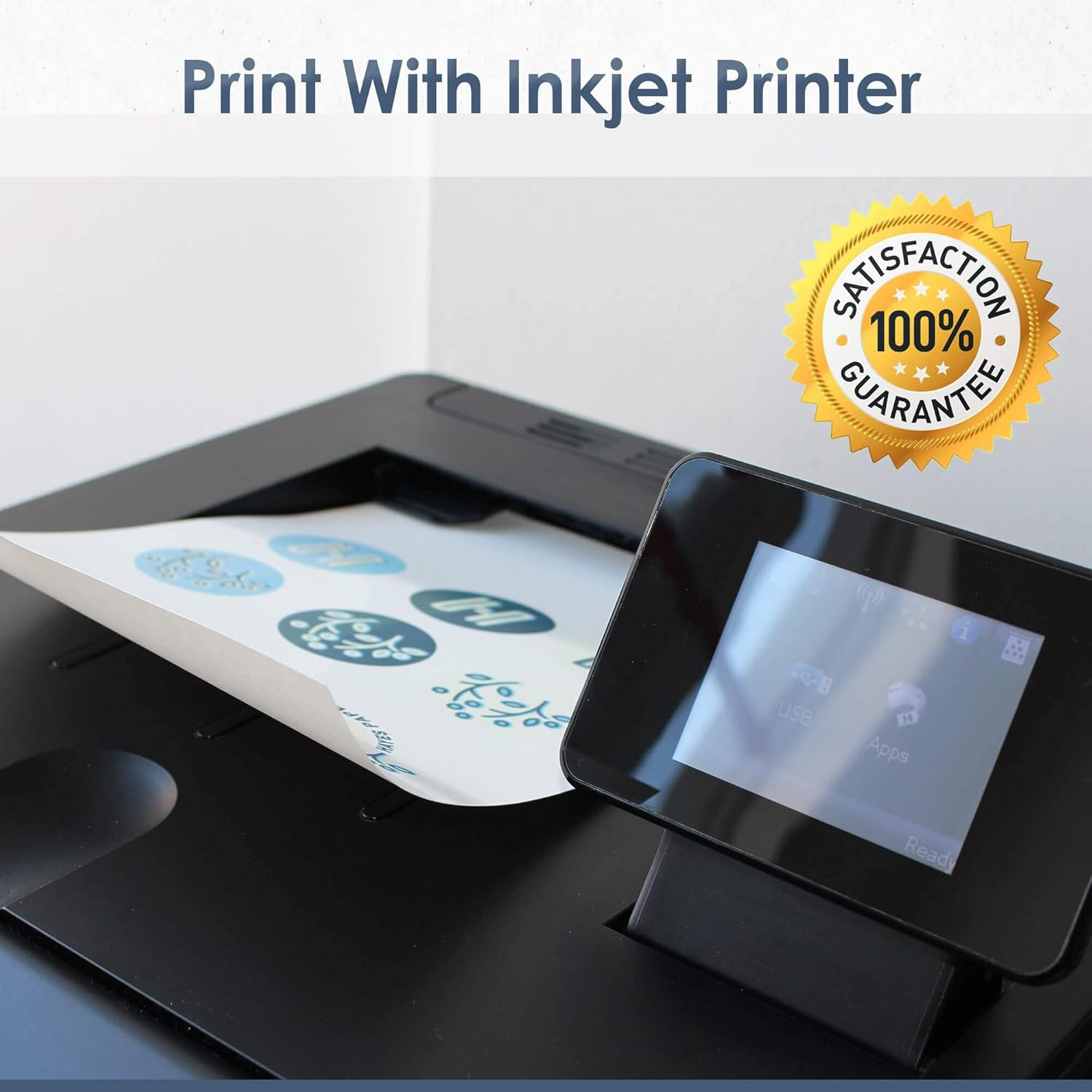 Hayes Waterslide Decal Paper for Inkjet Printers &ndash; 20 Clear A4 Sheets (8.25 X 11.7) | Quick Dry, Strong Adhesion, Easy Application | Premium Transfer Paper 200Gsm for DIY Crafts image number 4