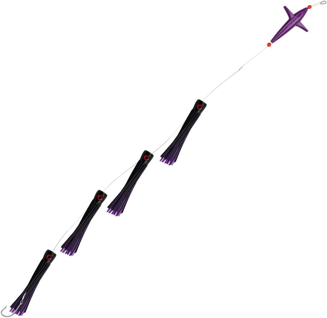 AIMALL Sea Bait Lure - 210G Deep Water Propeller Trolling Bait, 6" 3D Bionic Fish Eyes, UV Light Effect, Marlin and Mackerel Fishing