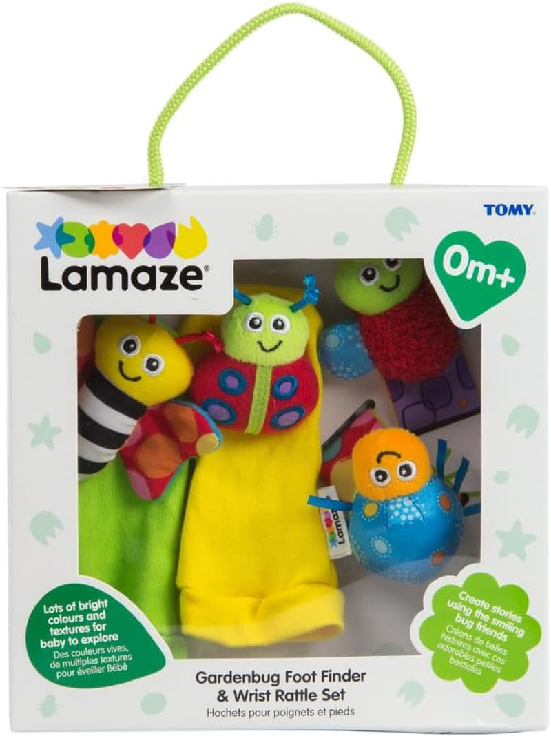 Lamaze Gardenbug Footfinder & Wrist Rattle Set image number 4