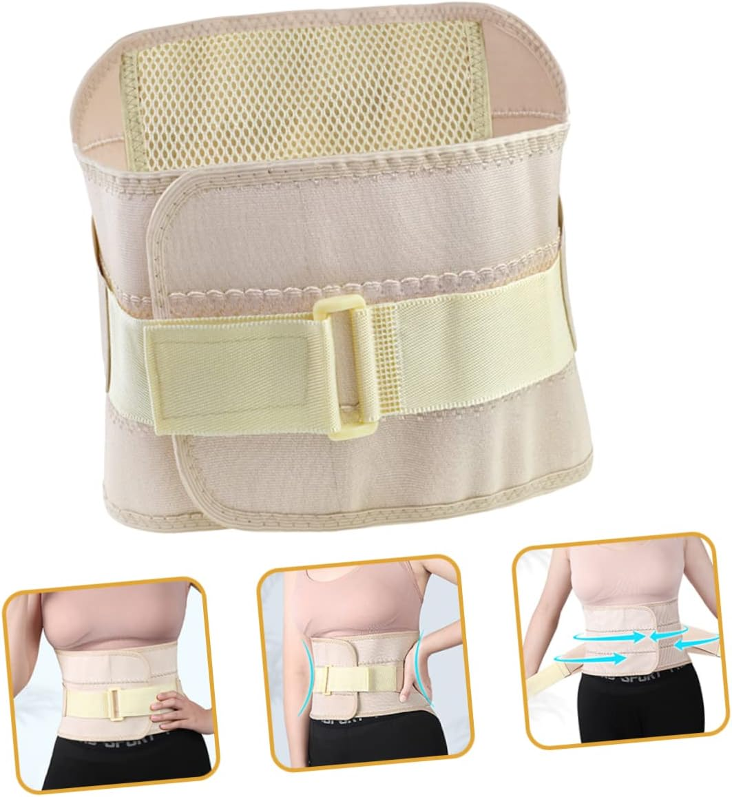 Postpartum Belly Band for Women Breathable Durable Tummy Corset for Waist Comfortable Abdominal Girdle for Mothers Pink image number 6