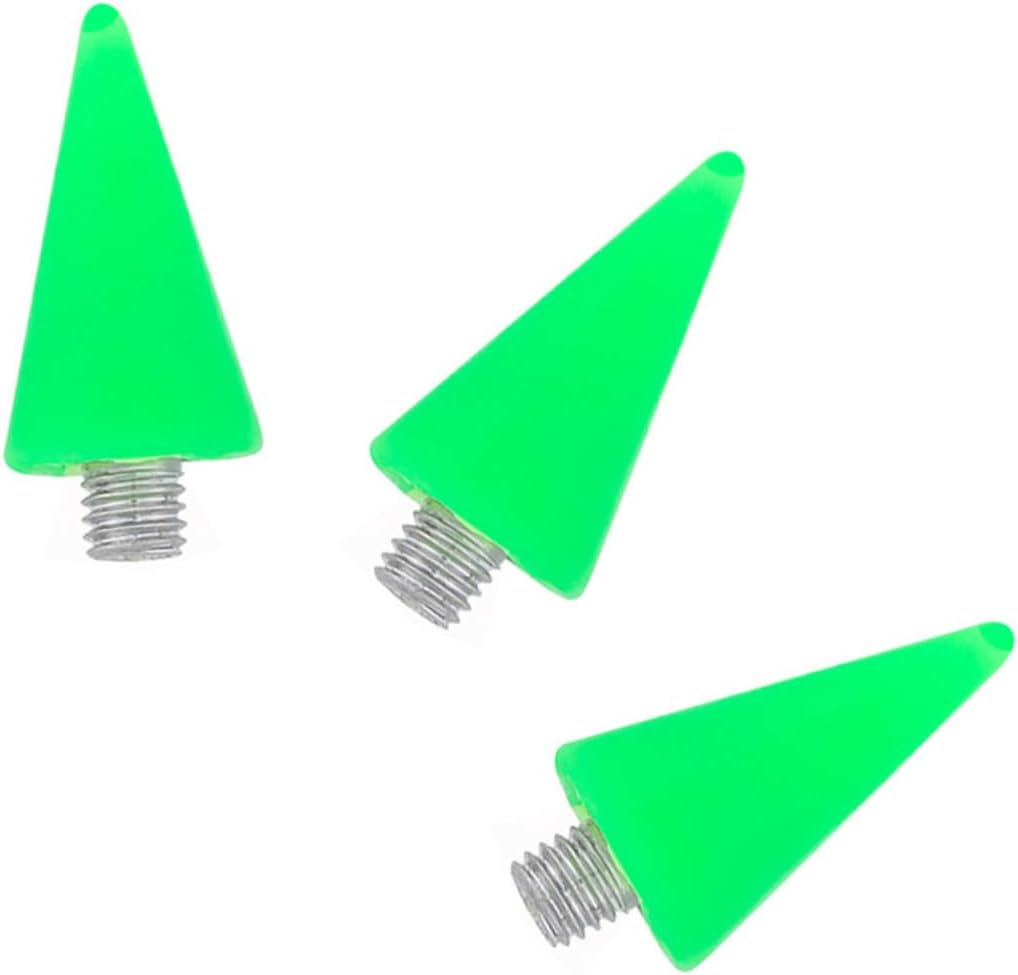 Ipetboom Dotting Pen Tips Wax Head Rhinestones Picker Black Acrylic 3 Pack Replacement Nail Art Tools for Professional DIY Manicure